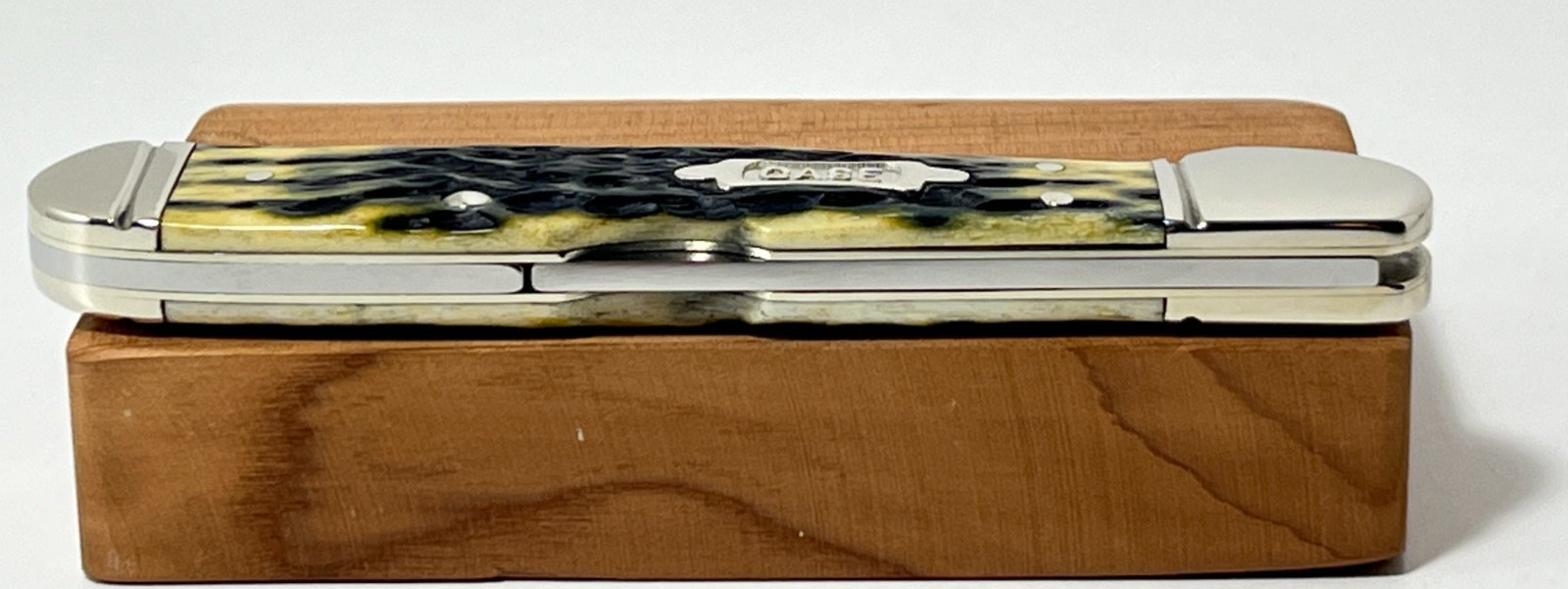 Case XX Pocket Worn CopperLock Knife 1 Blade Bone  #61549L SS Olive Green NEW