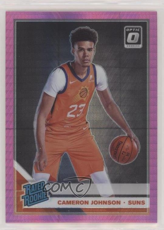 2019 Panini Donruss Optic Rated Pink Hyper Prizm Cameron Johnson #200 Rookie RC