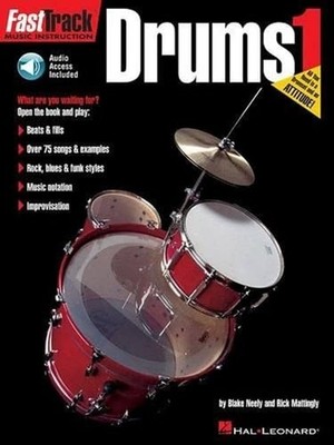 FastTrack Drums Method Book 1 | Beginner Drum Lessons Songbook with Online A...