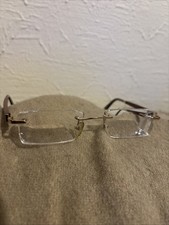 Essel Naturals Designed In Italy Glasses Frames Frame Only Gold