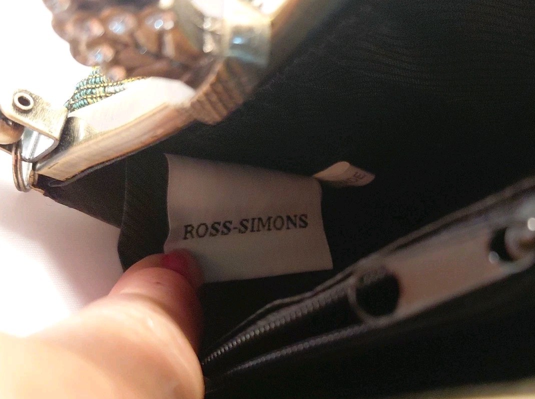 Ross-Simons Beaded Frame Handbag Multi-Color Flor… - image 10