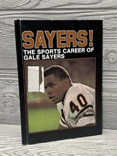 Sayers! The Sports Career of Gale Sayers Hardcover 1981 NFL Football READ