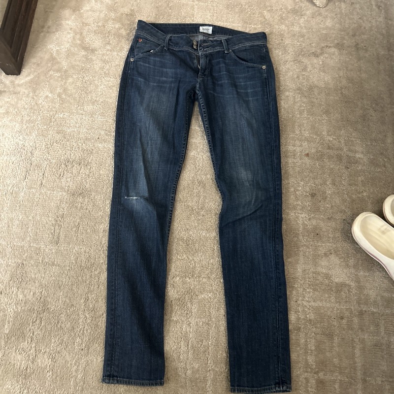 Hudson Jeans Women’s Size 27 Dark Wash Collin Flap Skinny 