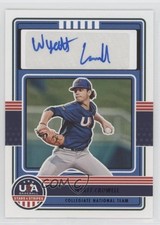 2023 Panini USA Baseball Stars & Stripes Blue Wyatt Crowell #CNTS-WC Auto 4z8