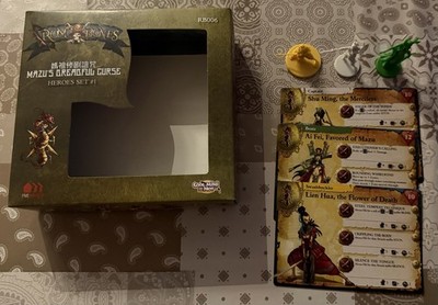 MAZU S DREADFUL CURSE Heroes Set #1 Expansion Rum & Bones Board Game CMON RB006