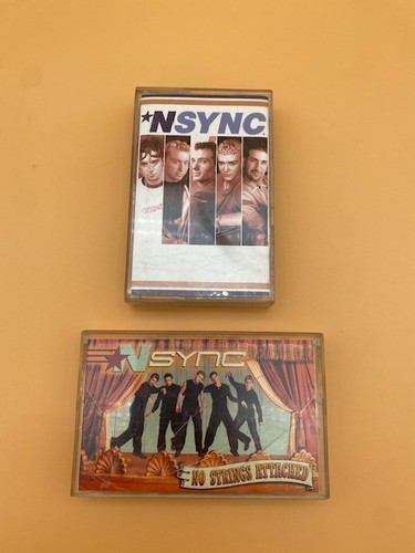 NSYNC Pair of Cassettes - 1998 Debut Album & 2000 No Strings Attached