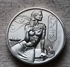 2 oz Cleopatra .999 Silver Round Egyptian Gods Series 1 High Relief