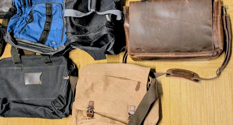 GRANDE VENDA⭐ Mochila Mensageiro Laptop Bagagem Apple MacBook Bolsa de Ginástica Bolsa de Mão - Imagem 3 de 4