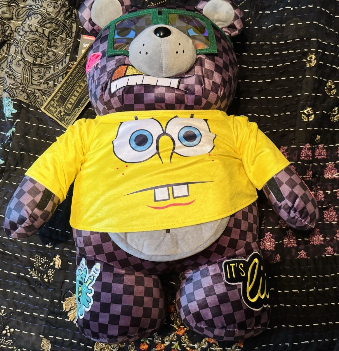 Sprayground x SpongeBob Backpack Limited Edition Trillion $ Bear