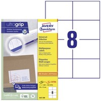 Avery-Zweckform 3427-200 Universal-Etiketten 105 X 74 Mm Papier Weiß 1760 St....