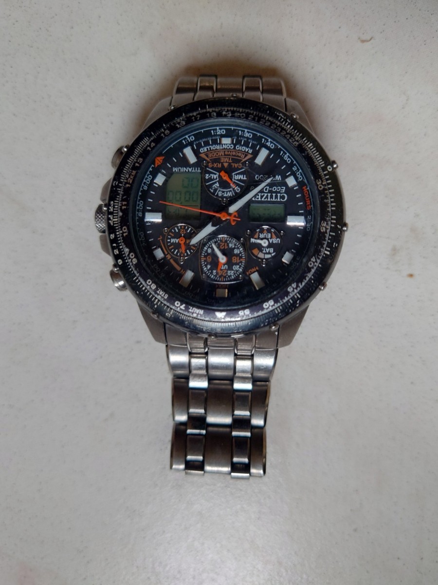 CITIZEN ECO DRIVE PROMASTER SKYHAWK A-T U600 | eBay