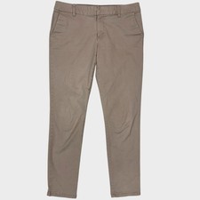 Tommy Hilfiger Hampton Stretch Chino Womens Size 6 Khaki Beige Ankle Pants