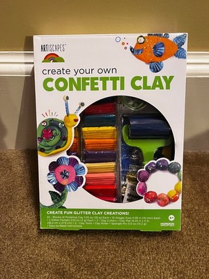 Art Scapes Create your own Confetti Clay NIB