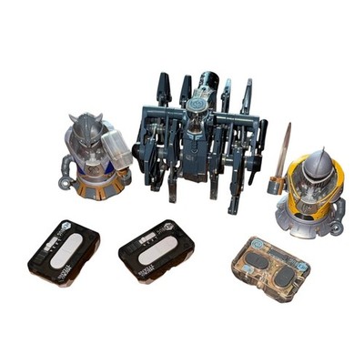 Read Hexbug Micro Titans Battling Robots Lot 2 Knights 1 Spider with Remotes