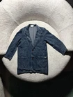 Vintage Guess Georges Marciano Blazer Mens Small Blue Denim Jacket USA 80s