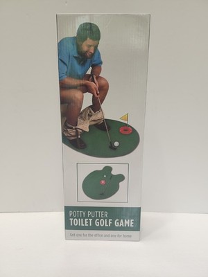 Potty Putter Toilet Golf Game Funny Gift Prank Open Box Never Used