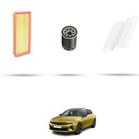 Hoffcar Wartungsset - 3 Filter FüR Opel Astra L 1.2 81KW Ab 2021