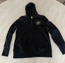 Vintage Reebok CrossFit "Mess You Up" Dog Zip Black Hoodie Sweatshirt Women s XL