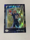 2024 Panini Donruss Optic - Rated Rookie Drake Maye #229 Purple Shock Prizm (RC)