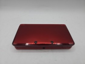 Nintendo 3DS Flame Red with 5 Pens And Case - Tested And Works No Adapter