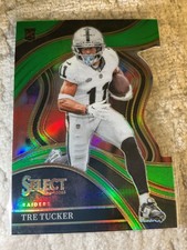 2023 Select Club Level Neon Green Prizm Die-Cut /499 Tre Tucker Rookie Card RC. rookie card picture