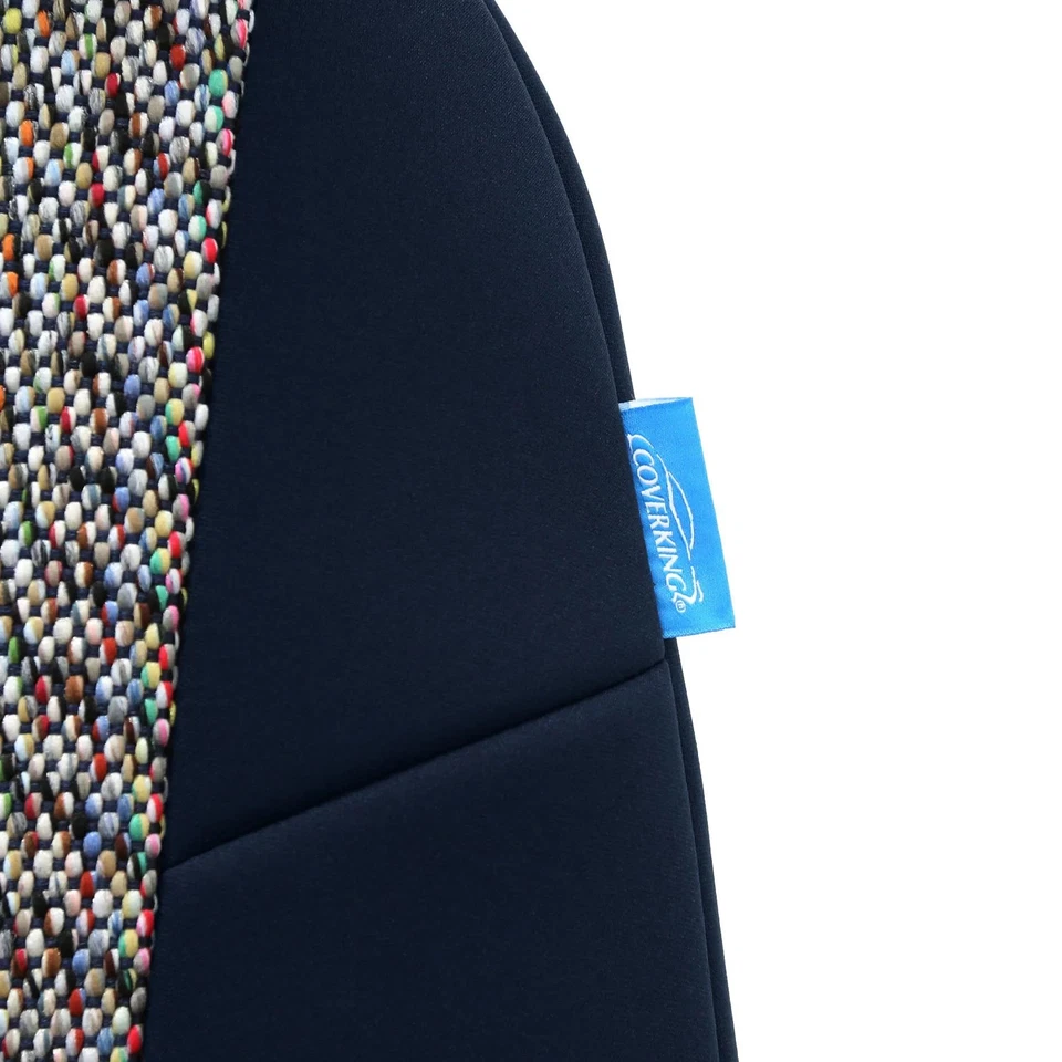 For Volkswagen Touareg 04-08 Saddle Blanket 2nd Row Dark Blue Custom Seat Covers Foto 4 de 4