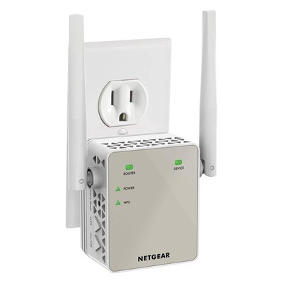 NETGEAR Wi-Fi Range Extender EX6120 - Coverage Up to 1500 Sq Ft and 25 Devices