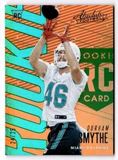 2018 Panini Absolute Durham Smythe #105 Spectrum Green /25 Miami Dolphins