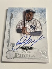 2015 Topps Five Star Jose Pirela On Card Auto #FSA-JPI Rookie Yankees RC. rookie card picture