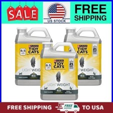 3 pack, Purina Tidy Cats Light 4-in-1 Odor Control, Multi-Cat, Low Dust