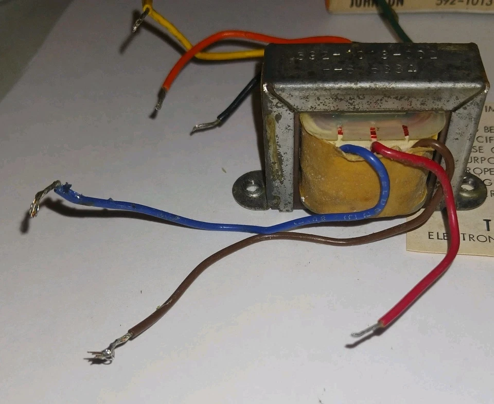 THORDARSON CB OUTPUT MODULATION TRANSFORMER TR729 IN BOX, JOHNSON - Image 2 of 3