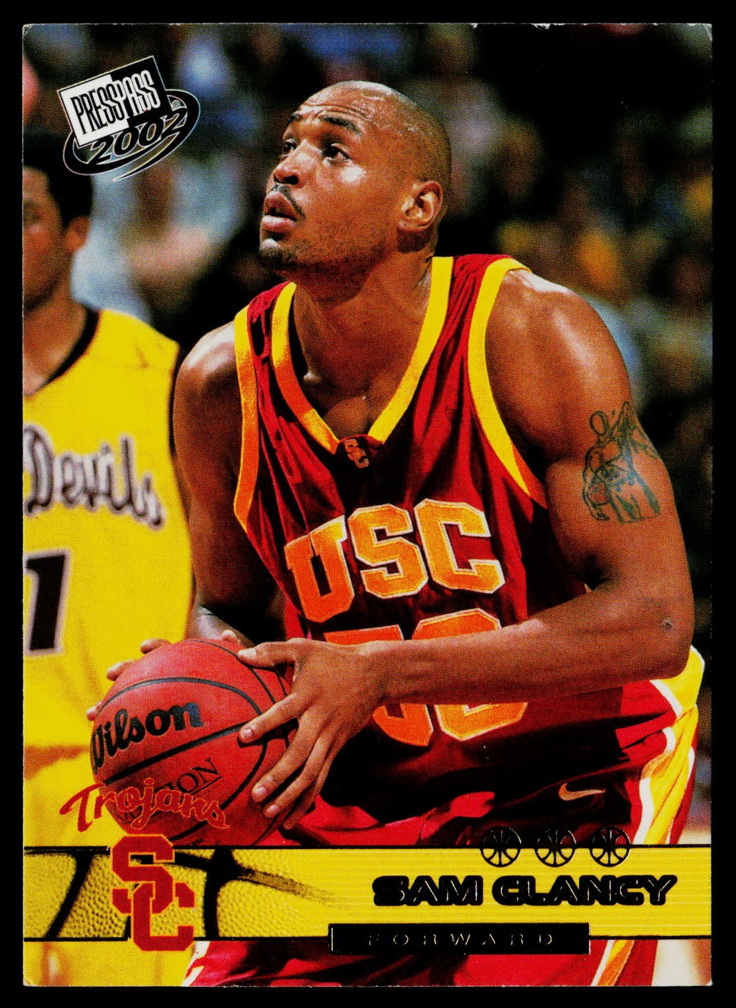 2002 Press Pass #G6 Sam Clancy Gold Zone