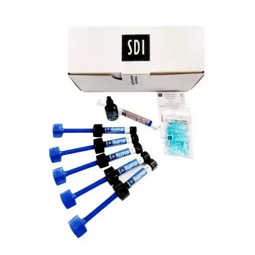 SDI LUNA Nano Hybrid & Micro Filler Kit 5 Composite+Bond+Etch 2ml Free Ship - Picture 1 of 5