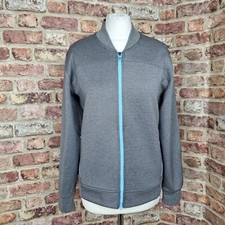 Footjoy Golf Jacket Womens Grey UK 12 Full Zip