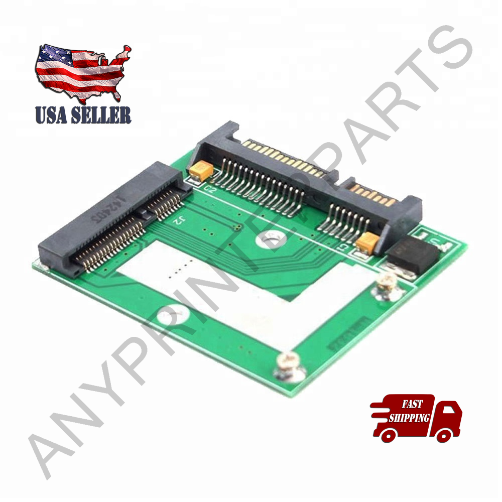 New Mini PCIE mSATA SSD to SATA Adapter Converter Card Module Board