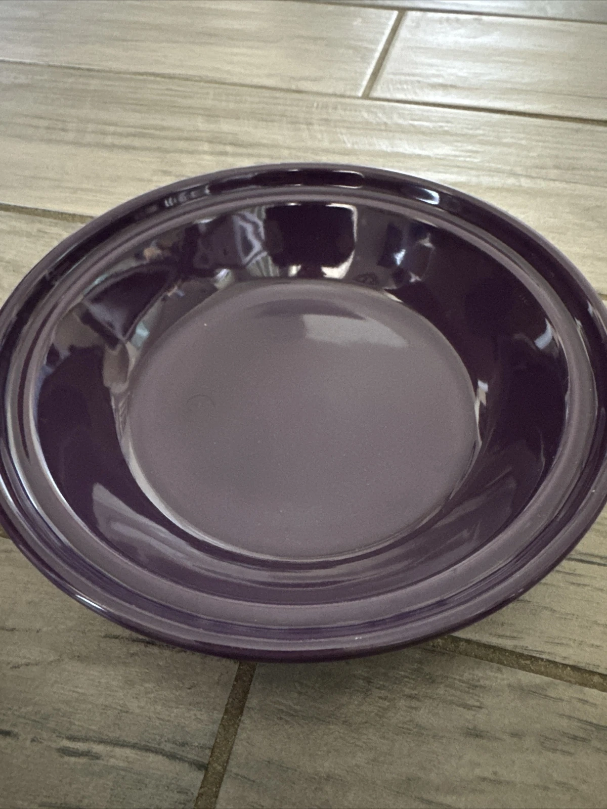 Longaberger Woven Traditions 6 inch Pie Plate (Eggplant) (New w/o box)