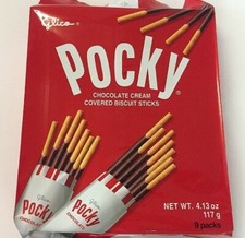 Glico Pocky Chocolate 9 Packs Japanese Snack Party Pack