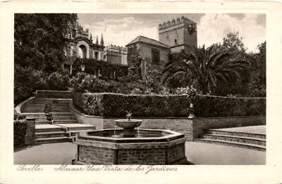 Sevilla, Alcanar, Jardines Lujo-Grabado No. 64, Postcard