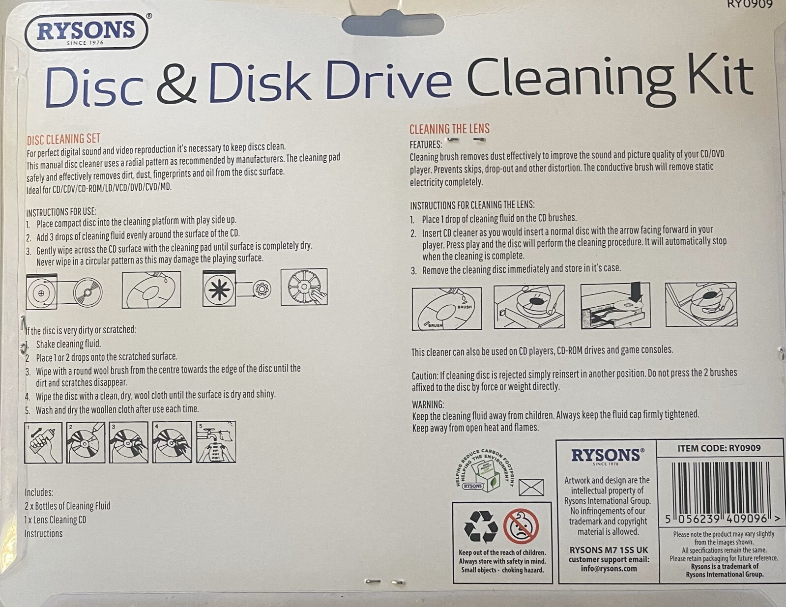 CD DVD VCD Lens Head Cleaner Restore Kit Disc Laser Wet fluid or Dry eBay