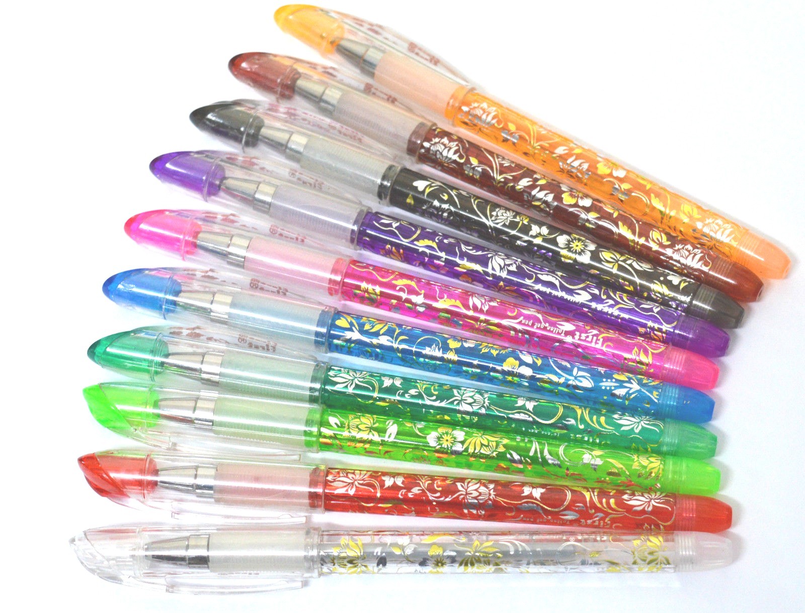 Glitter Tattoo Pens Temporary Body Art Gel Ink Pen 10 Colours eBay