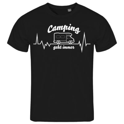 Mens T Shirt Motorhome Camping Always Goes S to XXL