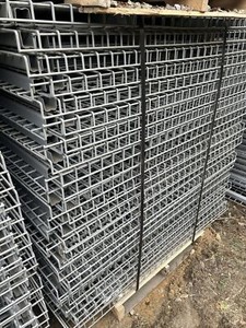 Pallet Rack Wire Deck 36" Deep x 53" Wide Waterfall 3 Step Channel Racking Grate