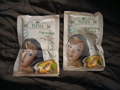 Organic Essence Papaya Lightening Gel Papaya Enzyme & Aloe Vera ( 2 Pack)