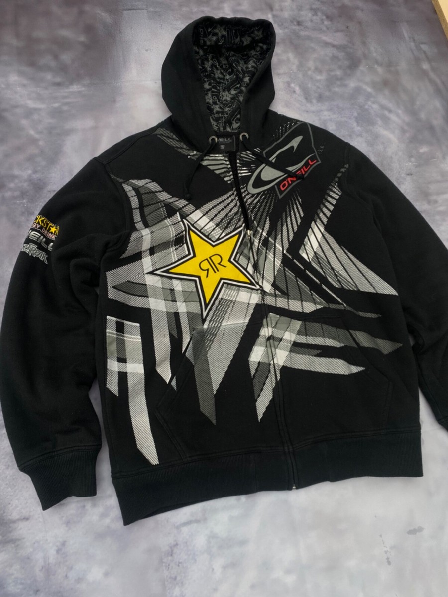 VTG O'neill Full Zip Hoodie Rockstar Energy Drink | eBay