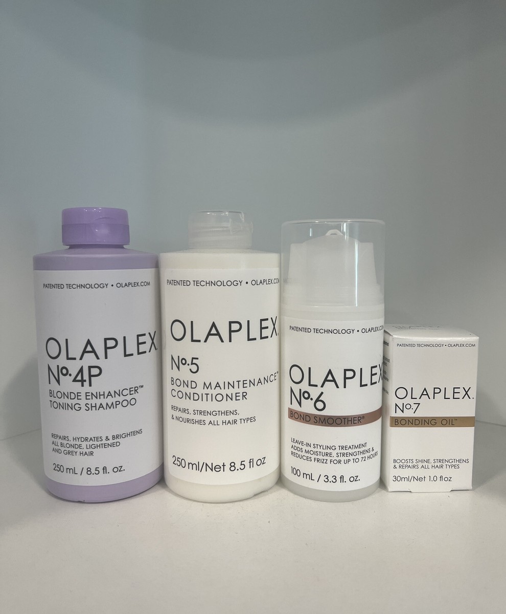 Olaplex No 4P Purple Shampoo + No 5 Conditioner+ No 7 Oil +No 6 | eBay