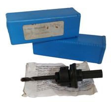 Black Sellars SS2 Hole Saw Arbor mandrel With Pilot Drill original Case Vintage