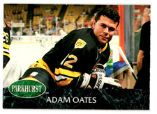 1992-93 Parkhurst Hockey Base Card #4 Adam Oates - Boston Bruins     