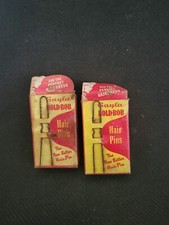 Vintage Gayla Hold Bob Hair Pins In Box Gaylord Products Chicago Old Store Stock