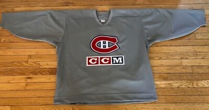 Vintage 90s MONTREAL Canadiens CCM Hockey Practice Jersey Pro Stock size 58 🇨🇦