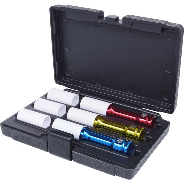 "Ks Tools 1/2\" Alu Kraft-Stecknuss-Satz, Lang, 6-Tlg. (515.1040)"-image